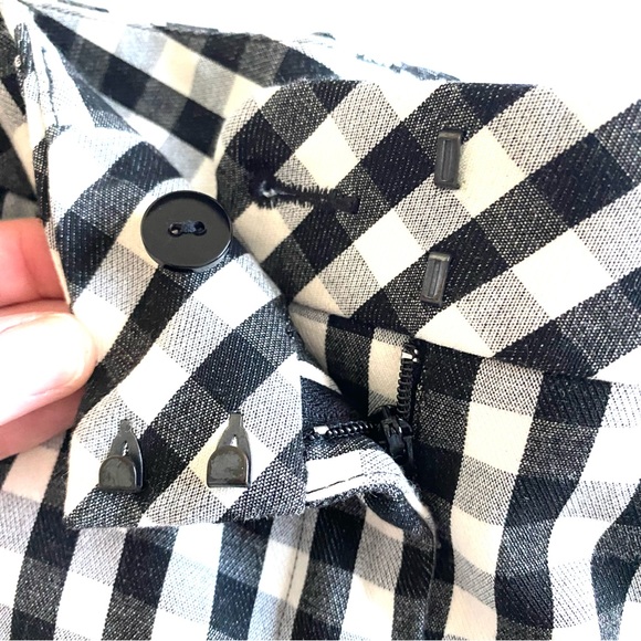Express Black & White Gingham Editor Pant - Picture 6 of 6